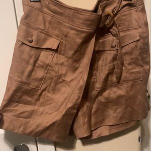 Brown skort
